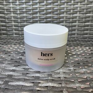 Hers Detox Scalp Scrub with Salicylic Acid & Aloe Vera FULL SIZE SEALED 8oz